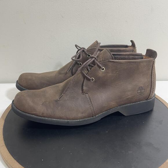 Timberland Earthkeepers Shoes Mens Size 11.5 Brown Chukka Leather Boots 5923R - Picture 5 of 12